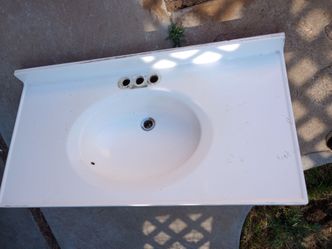 Bathroom sink top