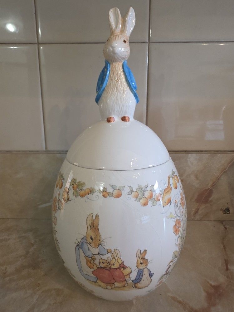 Peter Rabbit Cookie Jar