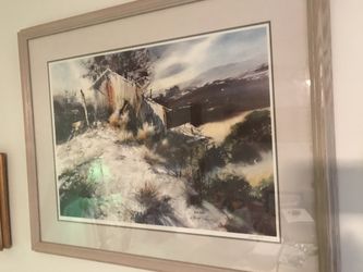 Watercolor signed and numbered 17/500