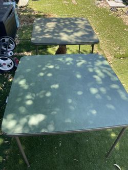 2 Classic Card Tables From The 60,s In Good Shape Sturdy Better Then The New Ones These were Built To Last