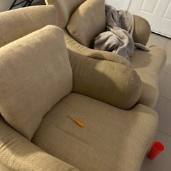 Two Sofa’s Asking 100 For Both