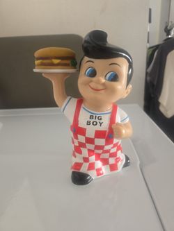 Bob's Big Boy Mascot Figurine PIGGY BANK.