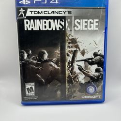 Rainbow Six Siege PlayStation 4 Game Used, No Scratches On Disk, Best Game Of E3 2014