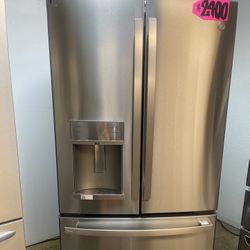 GE 3 Door Refrigerator 