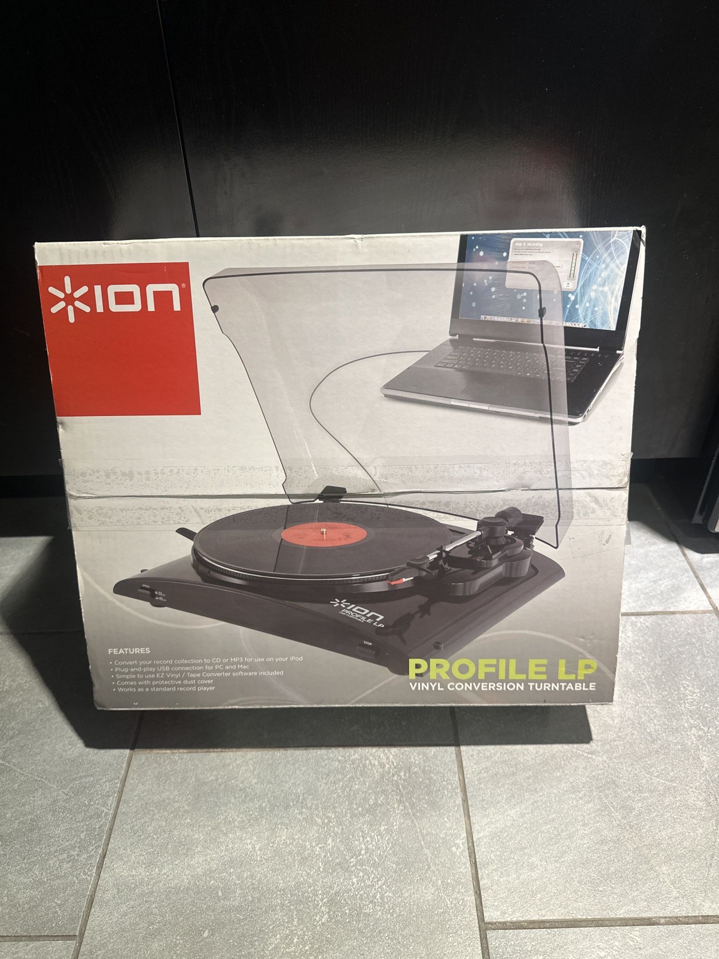 Vintage Turntable And Converter