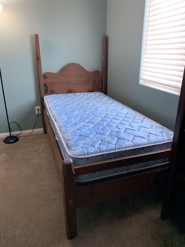 Twin bed frame and mattress for Sale in North Las Vegas, NV - OfferUp