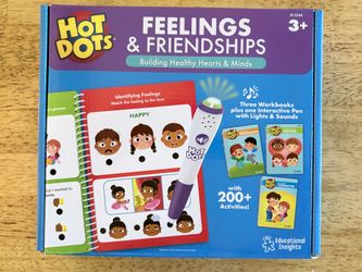 Educational Insights Hot Dots Feelings & Friendships – Brand New Never opened Preschool Learning Set