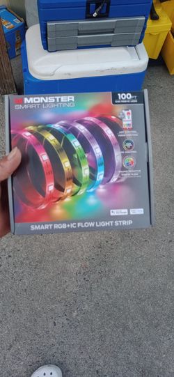 Monster 100 ft smart lightning rgb light strip