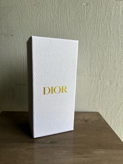 Dior Glass Bottle with logo sleeve