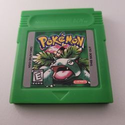 Pokemon Green Version ( Nintendo Game Boy Game, Tested And Works) Replica