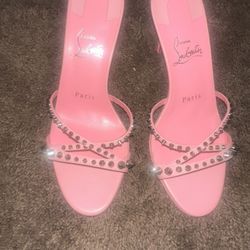 Pink Studded Limited Edition Christian Loub