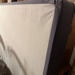 Bed Frame And New Queen Box spring