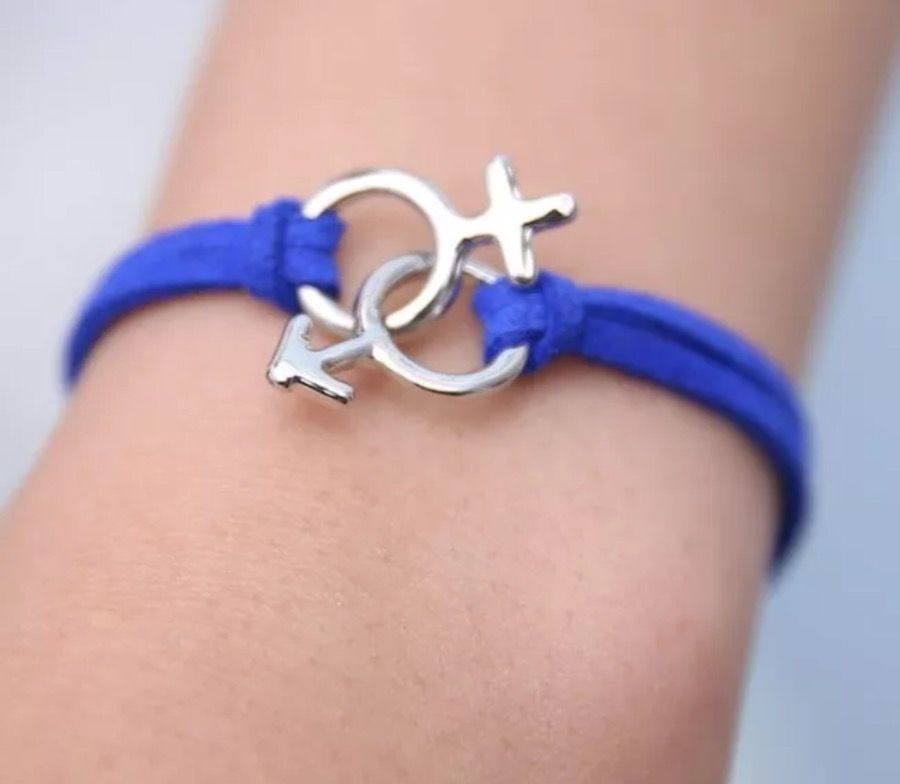 Leather style bracelet