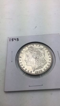 1898 Morgan Silver Dollar Silver Coin