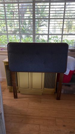 Twin wood headboard