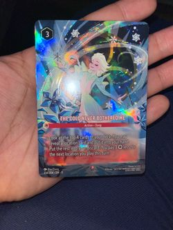 Disney Lorcana TCG The Cold Never Bothered Me 234/204 Enchanted Foil EN