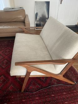 Mid Century Modern Loveseat Couch
