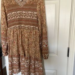 Boho Dress Size L