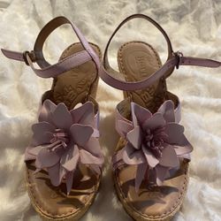 Pink Flower Wedges