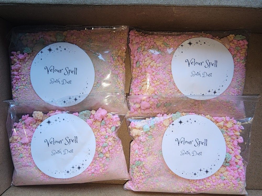 Velour Spell Bath Dust - Velvet Peony Petals