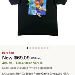 Lakers Kobe Vintage Shirt $25 