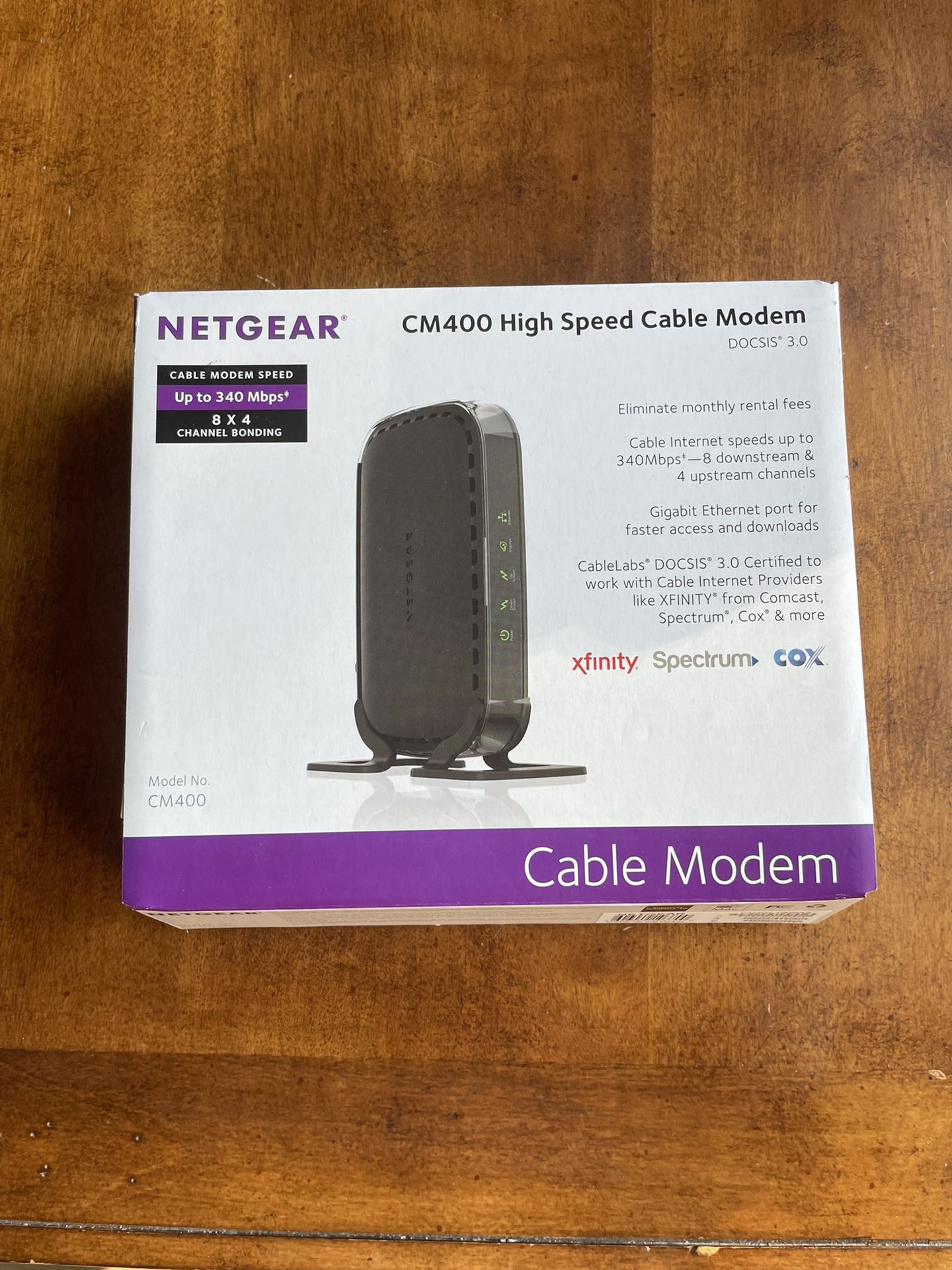 Brand New Netgear CM400 High Speed Cable Modem