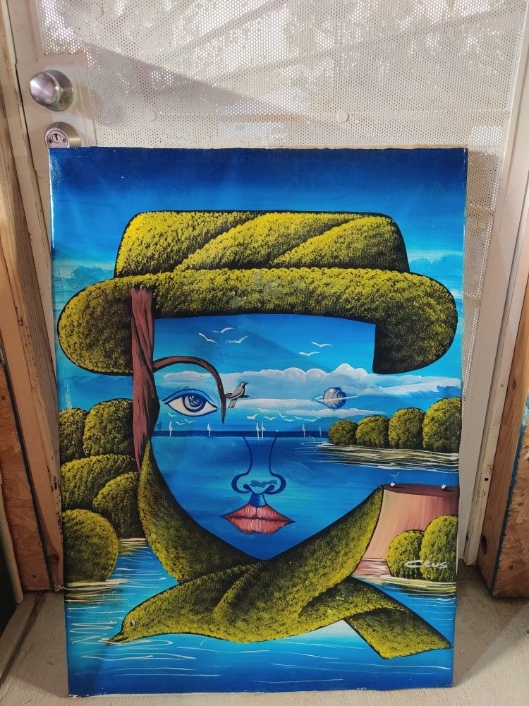 Painting Oil On Canvas Original Haitian Art