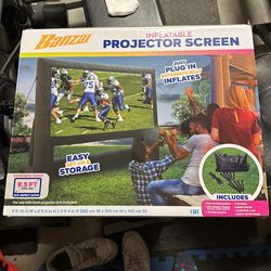 Blowup Projector Screen For Outside