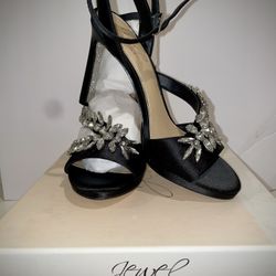 New Jewel Badgley Mischka Black Heels