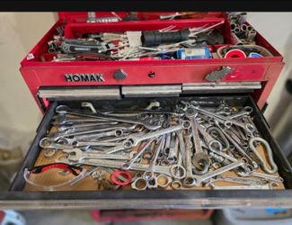 Tool chest with tools