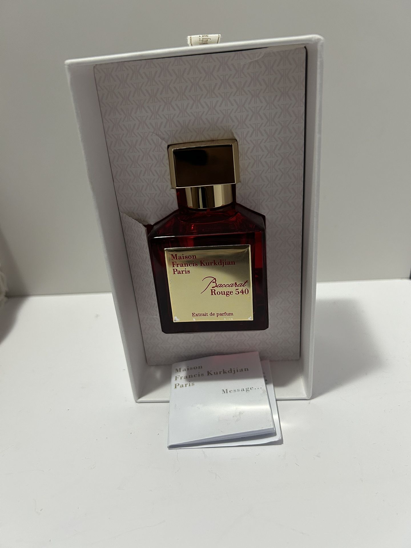 Maison Francis Kurkdjian Baccarat Rouge 540 Extrait de Parfum 2.4 oz – & Brand New