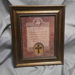 Bible Scripture Framed Home Decor 8x10
