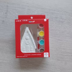 DIY Gingerbread House Ornament Kit For Kids