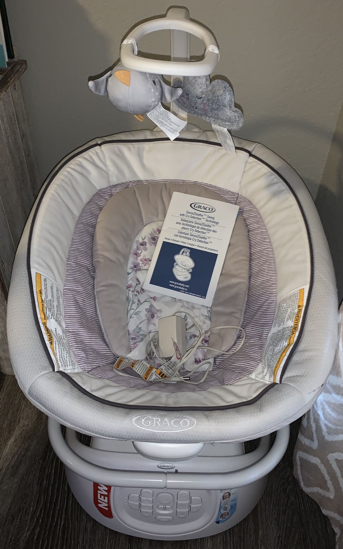 Baby Swing with Cry detection technology