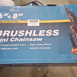 Brushless Mini Chainsaw Compatible With Dewalt 20V