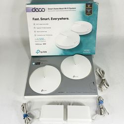 TP-LINK Deco M9 Plus AC2200 Smart Home Mesh Wi-Fi System (2-pack) - WORKING