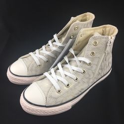 Converse Chuck Taylor All Star CTAS Size Zip Sneakers Junior Size 2 659019C