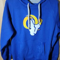 LOS ANGELES RAMS HIGH QUALITY STITCHED SOFT MATERIAL HOODIE MED/LRG/XL/2XL/3XL 