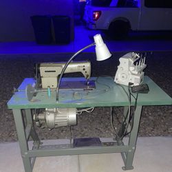 Sewing Machine +table, Mini Fridge, Xbox 360