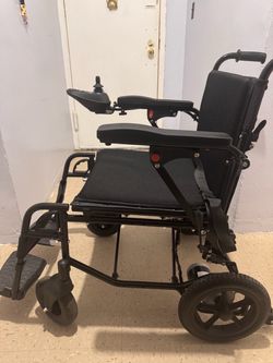 Electric Power Wheelchair with Joystick Controller