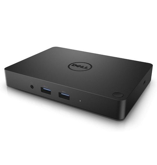 Dell WD15 Monitor Dock 4K with 180W Adapter, USB-C, (450-AEUO, 7FJ4J, 4W2HW),Black,Dual Display