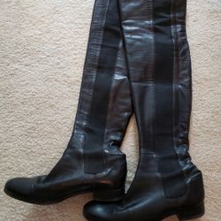Womens Tall Boots Leather Size 8