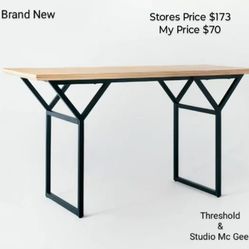 Brand New Threshold South Coast Large Desk  For Writting Or Console Table Or Decorative Table 