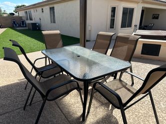 Glass Table and chairs