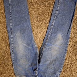 36W x29 Length Wrangler Blue Jeans In Great Condition. 