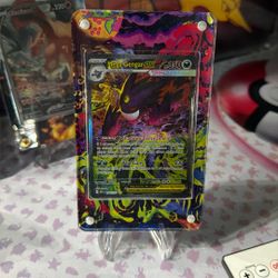 Pokemon Ascended Heroes Mega Gengar ART EXTENDED ACRYLIC CASE ONLY