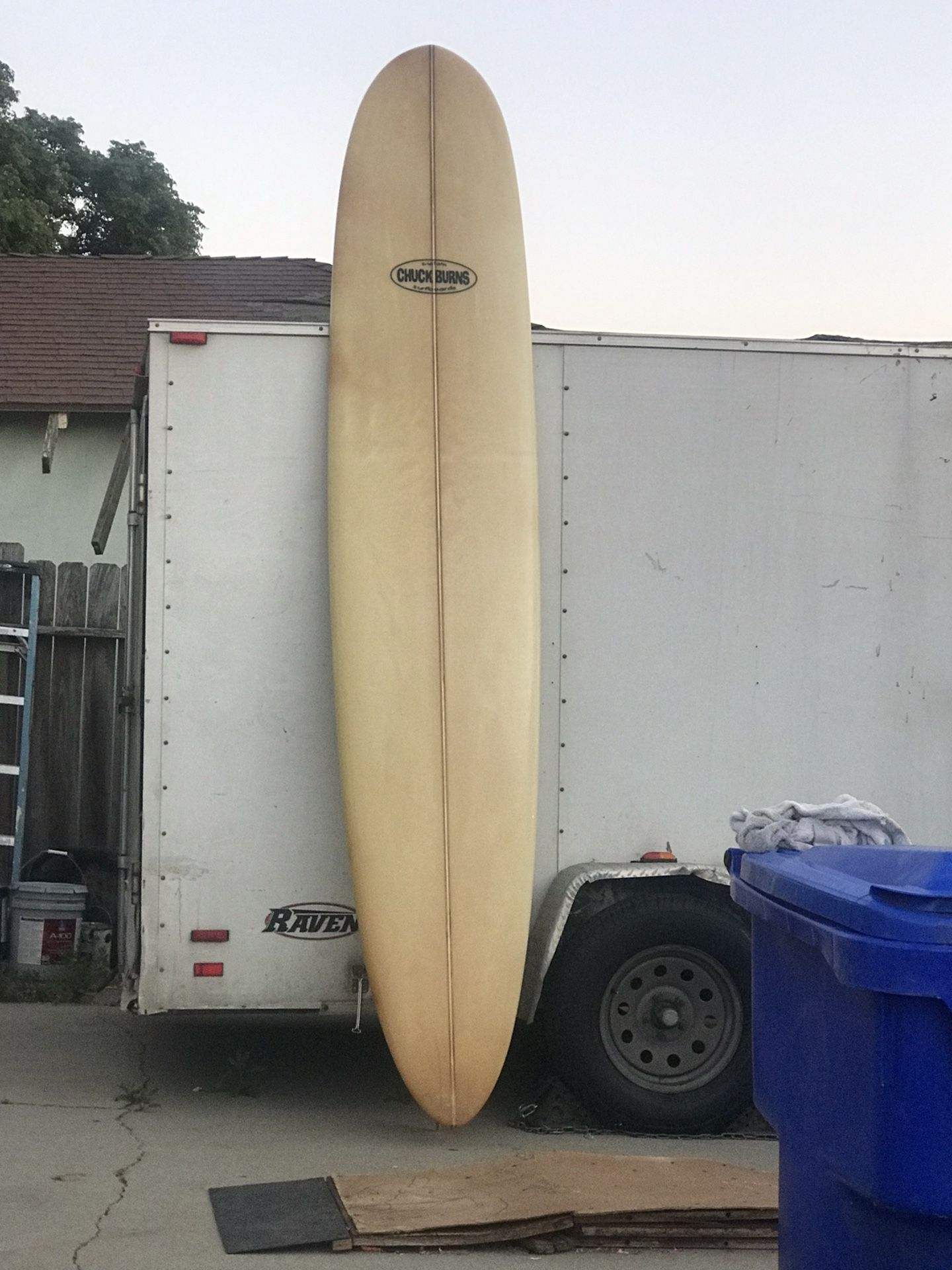 Custom Chuck Burns Surfboard