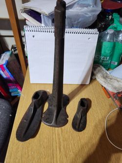 Cast Iron set boot shoe mold