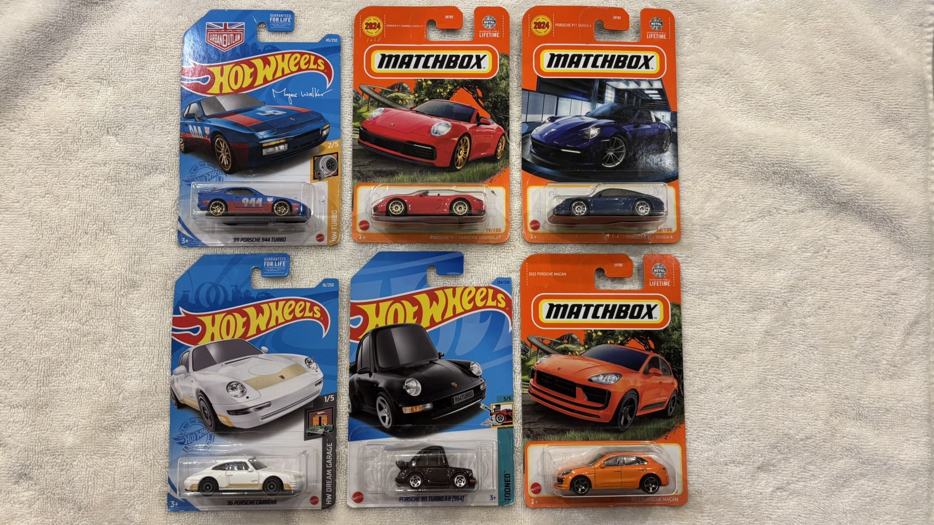 Hot Wheels Matchbox Porsche Lot Of 6 Cars New