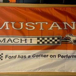 Mustang Mach One Garage Banner 